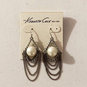 Kenneth Cole New York Pearl Chandelier Earrings
